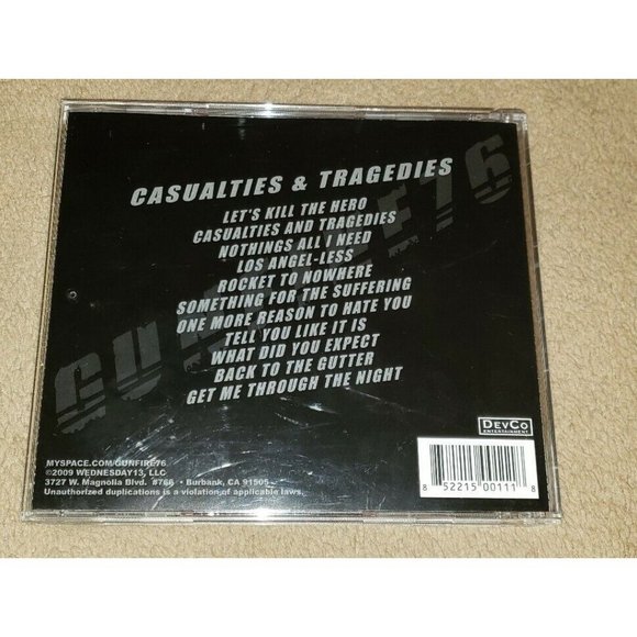 GUNFIRE 76 cd CASUALTIES & TRAGEDIES wednesday 13 w13004cd - Picture 2 of 4